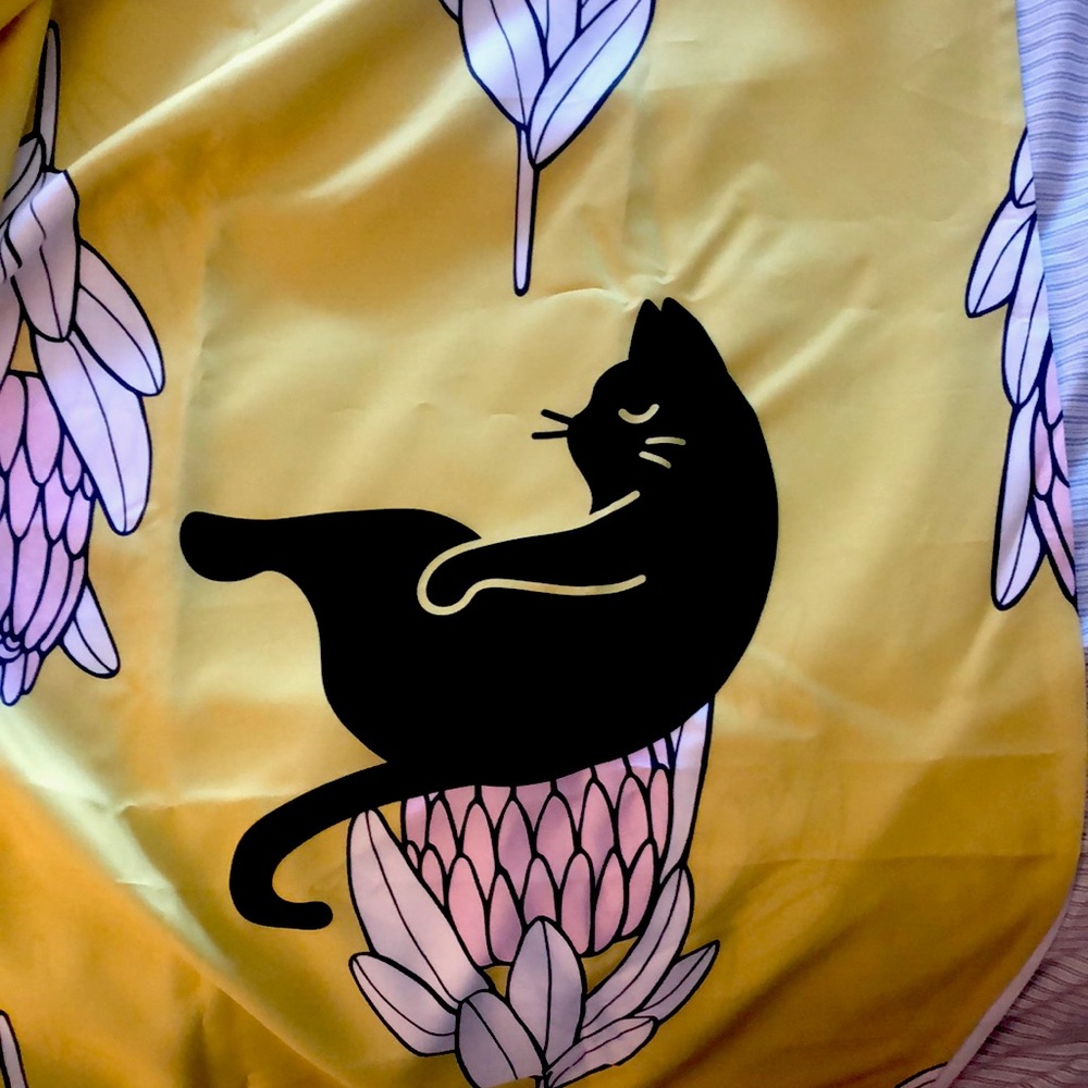 Shower curtain from Etsy . Never used